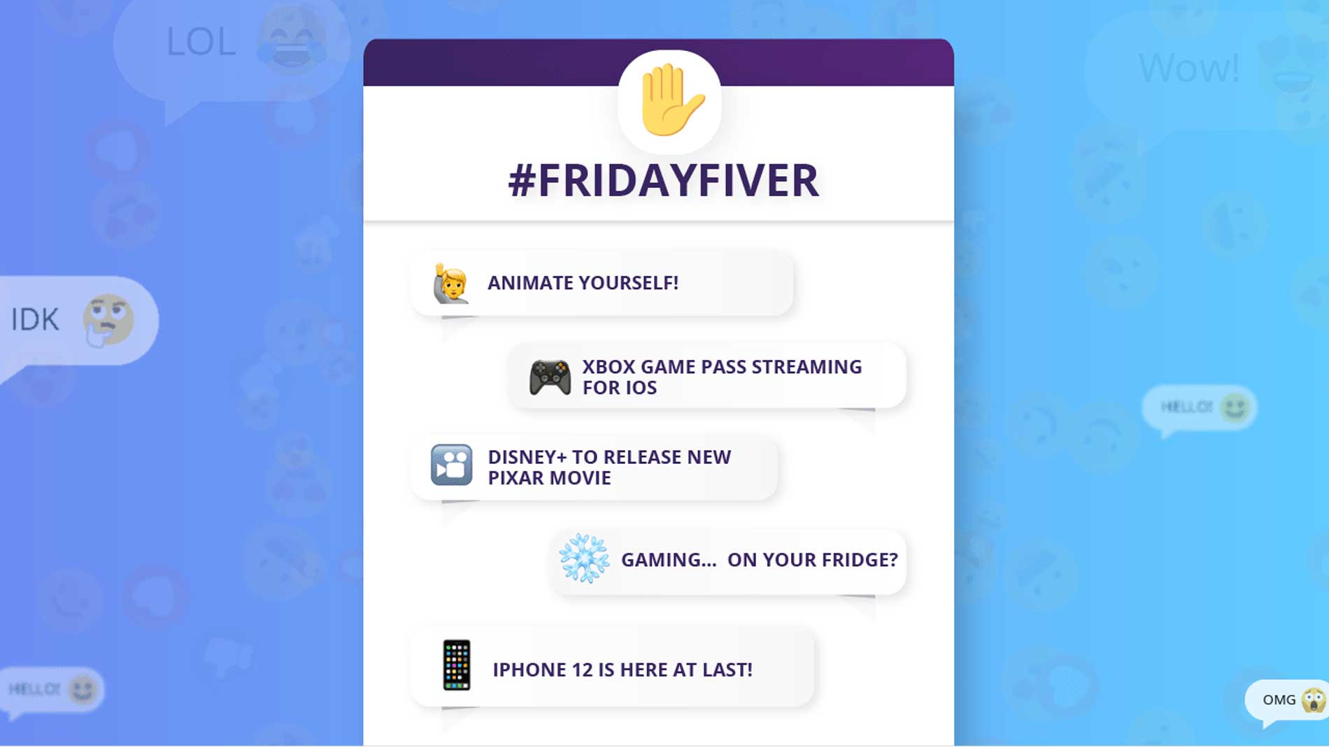 #FridayFiver 🧼✋ – The Game Is On!