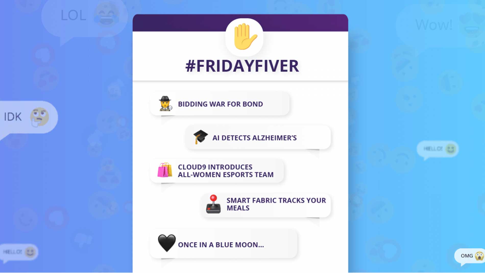#FridayFiver 🎃 ✋ – All Treat No Trick Digi News!
