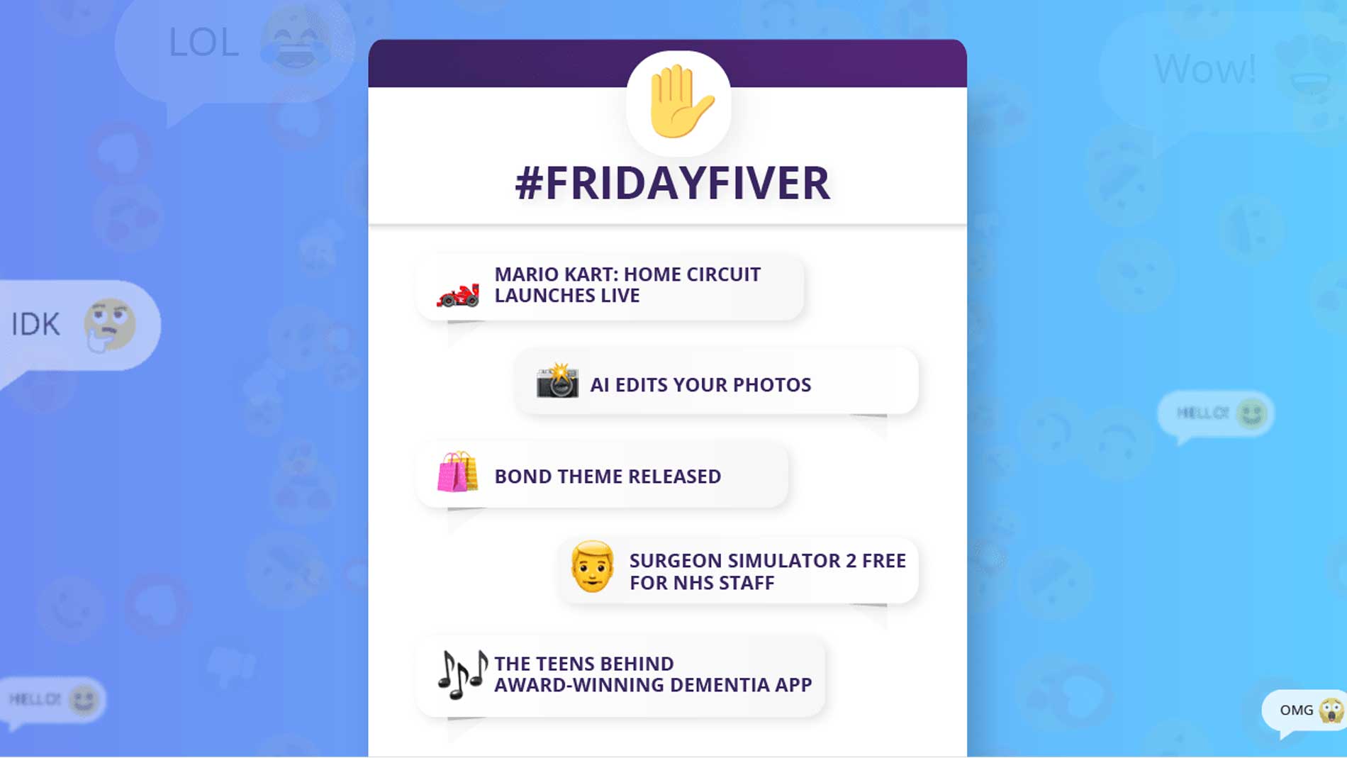 #FridayFiver 🧼✋ – Digital Delivery