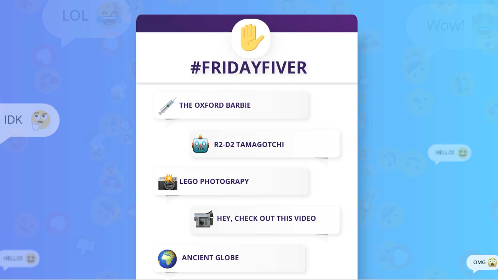 #FridayFiver ✋ – August Already